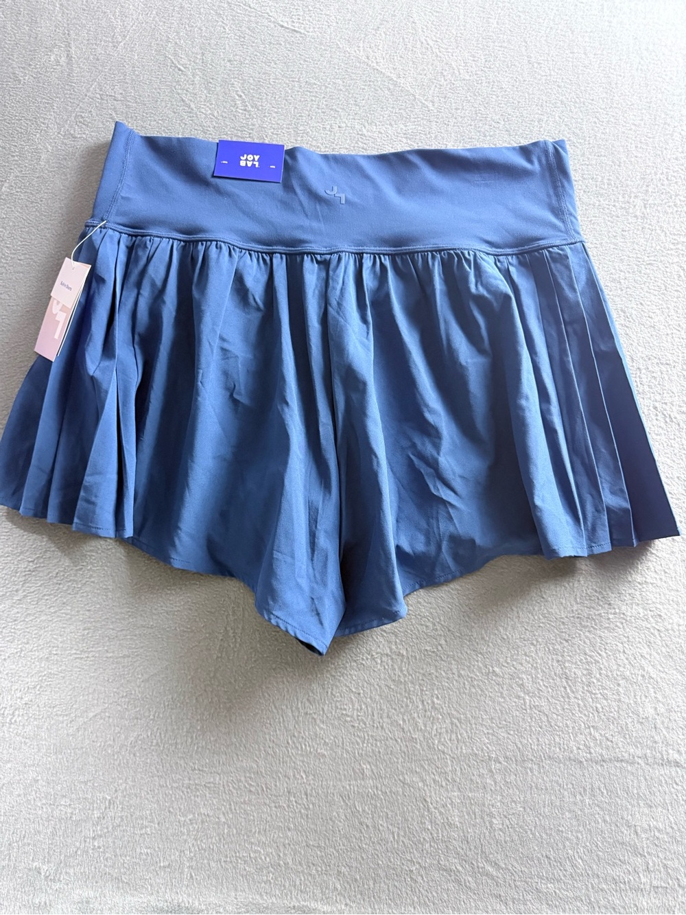 JoyLab - Blue High-Waist Pleated Skort Shorts - Picture 8 of 8